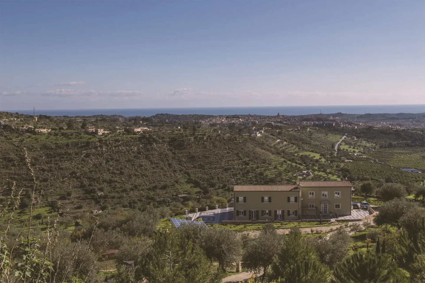 il belvedere sulle colline di noto